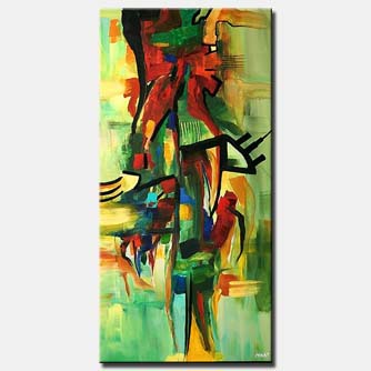 Abstract painting - The Genius