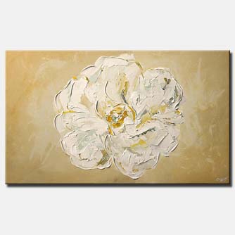 Floral painting - The Snow Flower
