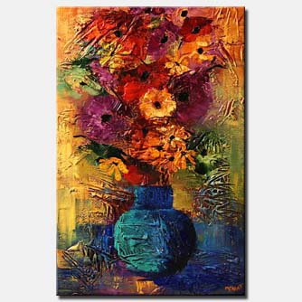 Floral painting - Like a Touch of Your Hand