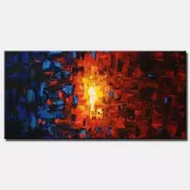 abstract painting - Into the Light
