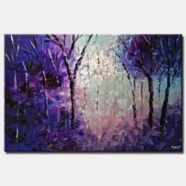 landscape painting - Lilac