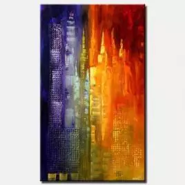 Cityscape painting - Nyc