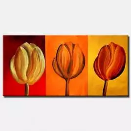 Floral painting - Tulips