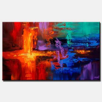 Abstract painting - New World
