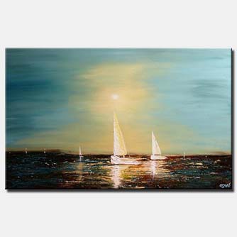 Seascape painting - Crystal Clear
