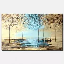 landscape painting - By the Lake