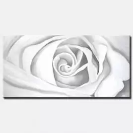 Floral painting - White Rose