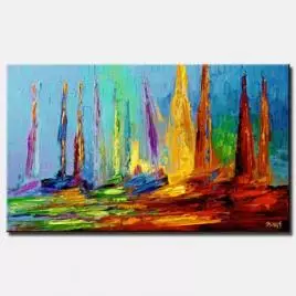 Seascape painting - Sailing
