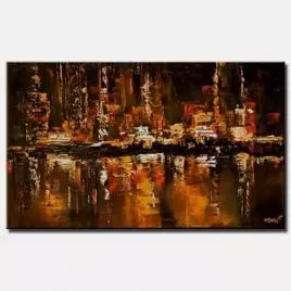 Cityscape painting - In the City