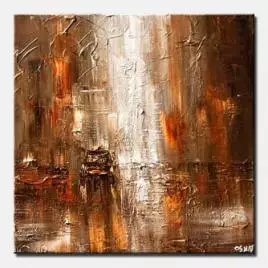 Cityscape painting - The Move