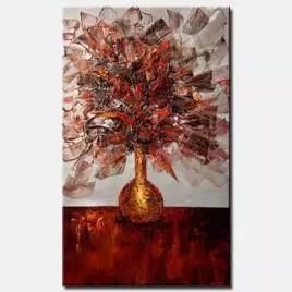 Floral painting - The Golden Vase