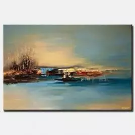 Landscape painting - The Island