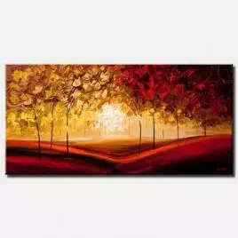 landscape painting - The Cherry Trees