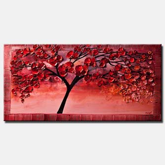 landscape painting - Cherry Blossom
