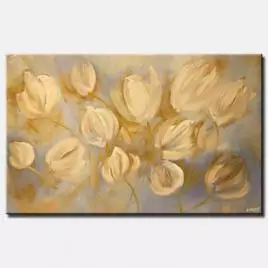 Floral painting - Yellow Tulip