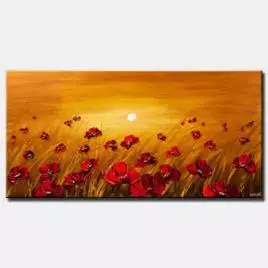 Floral painting - Poppies