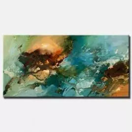 abstract painting - The Landing
