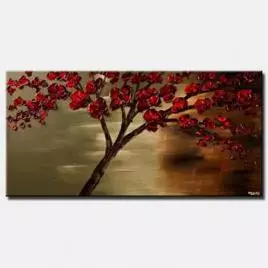 landscape painting - The Rose Tree