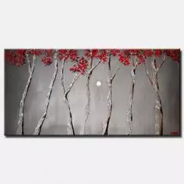 landscape painting - Silver Moon