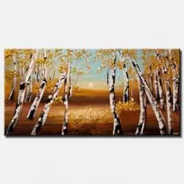 landscape painting - Fall Road