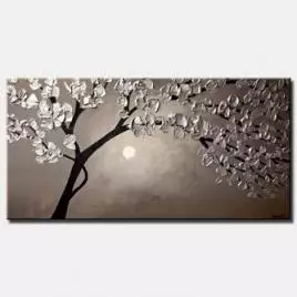 landscape painting - Silver Moon