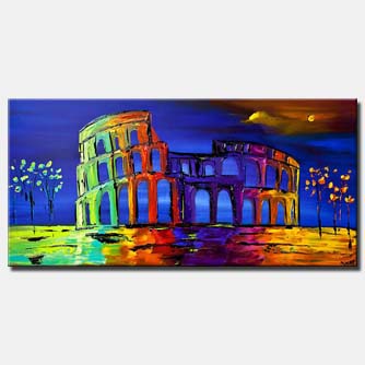 Cityscape painting - Colosseum