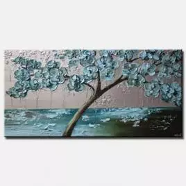 landscape painting - Flowering Tree