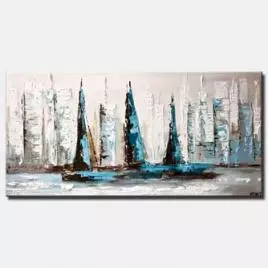 Seascape painting - City of Peace