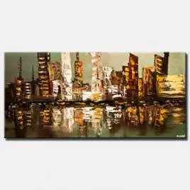 Cityscape painting - City Lights