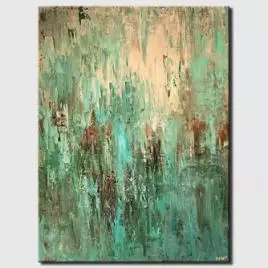 Abstract painting - Turquoise