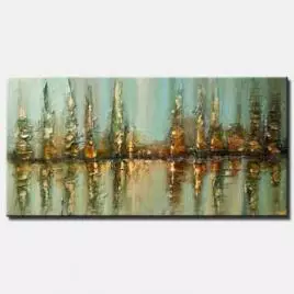 Cityscape painting - Reflection