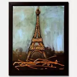Cityscape painting - Eiffel Tower