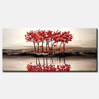 canvas print - Red Blossom
