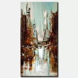 Cityscape painting - City Rush
