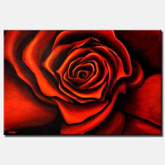 Prints painting - Red Rose