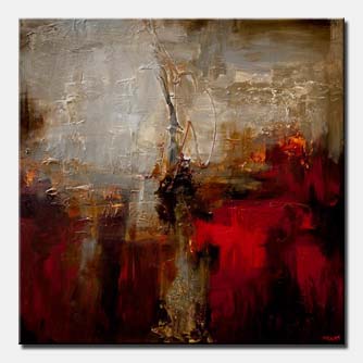 Abstract painting - Rust