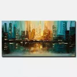Cityscape painting - The Capital