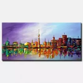 Cityscape painting - Toronto City