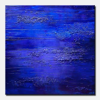Abstract painting - Blue Ocean