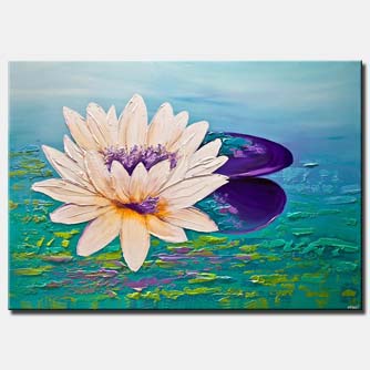 Floral painting - Lotus