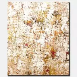 Abstract painting - White Page