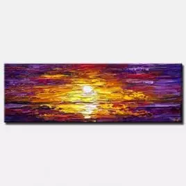 Landscape painting - Sunset