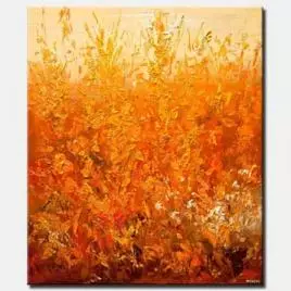 Floral painting - Orange Blossom
