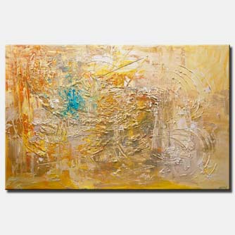 Abstract painting - The Address on the Wall