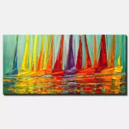 Seascape painting - Sail With Me