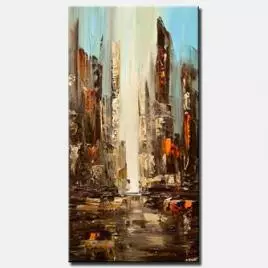 Cityscape painting - City View