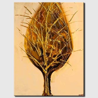 Landscape painting - Golden Tree