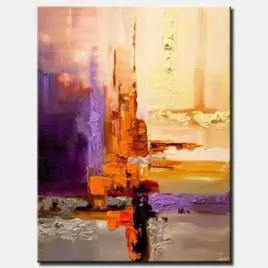 Abstract painting - Orange Theory