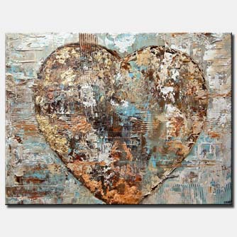 abstract painting - Artist's Heart
