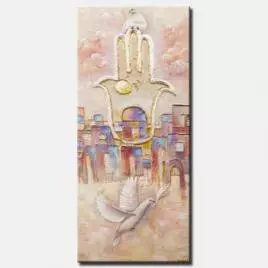 Cityscape painting - Jerusalem - City of Gold